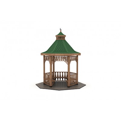 50 K Wooden Hexagonal Gazebo